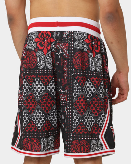 Carré Bandana Ultra Basketball Shorts Black/Red