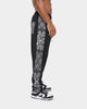 Carre Bandana Ultra Panel Track Pants Washed Black