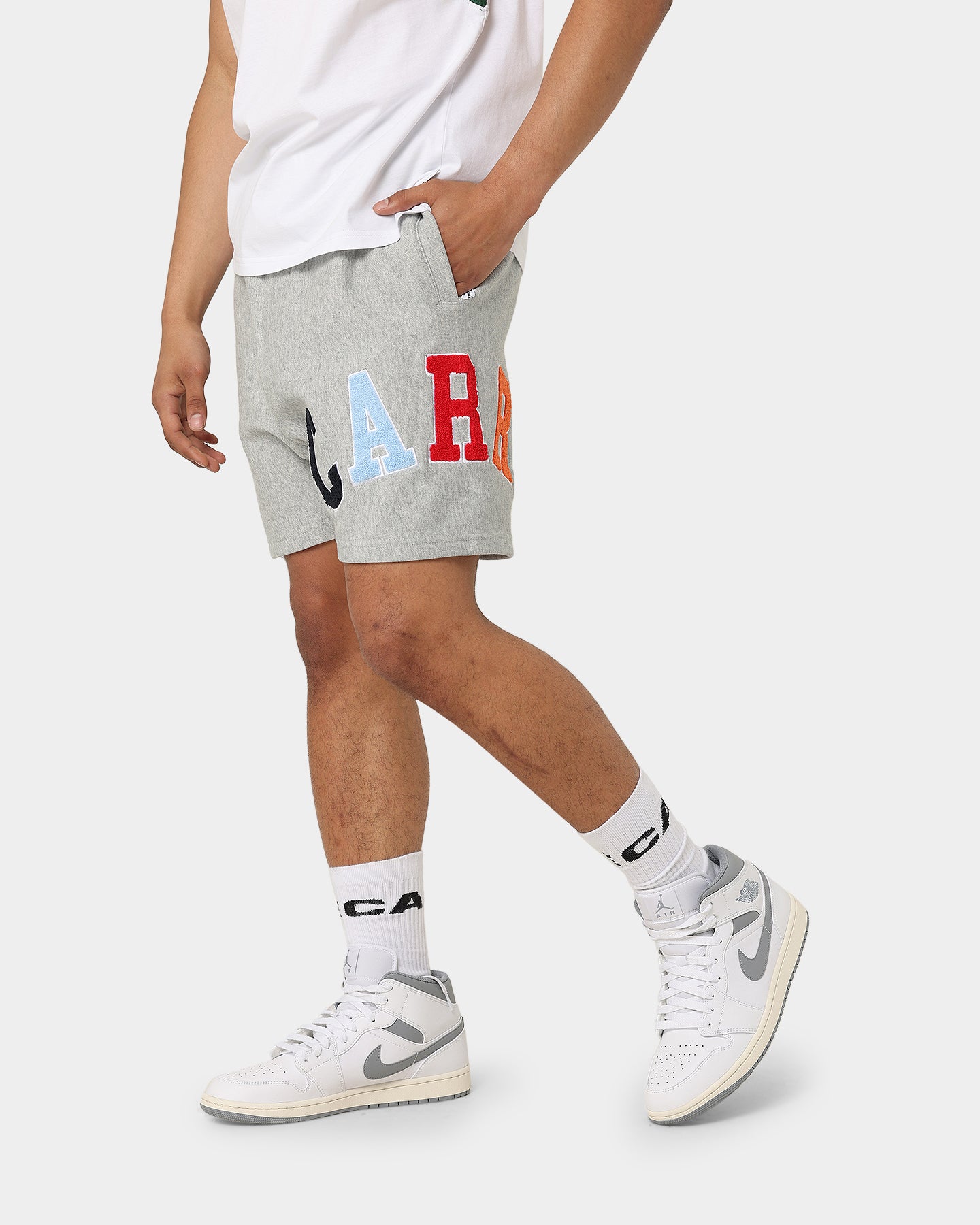 Carré C-Class Sweat Shorts Grey Marle | Culture Kings US