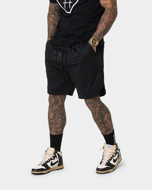 Saint Morta Workshop Basketball Shorts Black/Black