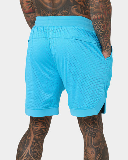Saint Morta Workshop Basketball Shorts Cyan