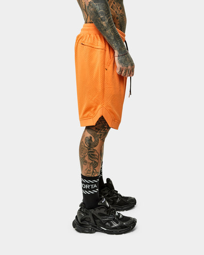 Saint Morta Workshop Basketball Shorts Orange/Black