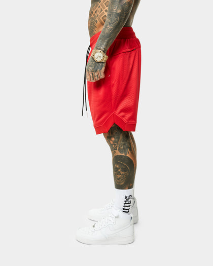 Saint Morta Workshop Basketball Shorts Red/Black