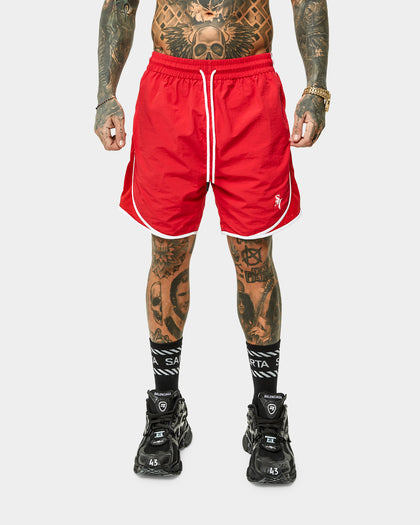 Saint Morta Icarus Vintage Running Shorts Red