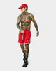 Saint Morta Icarus Vintage Running Shorts Red