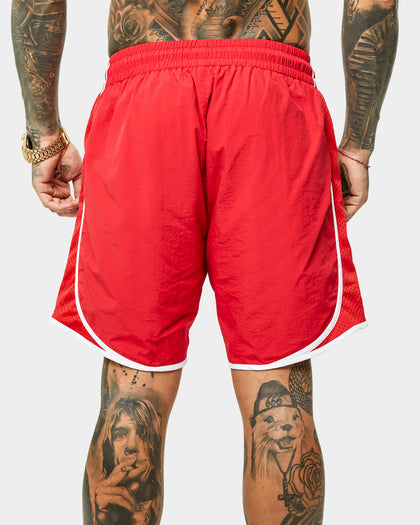 Saint Morta Icarus Vintage Running Shorts Red