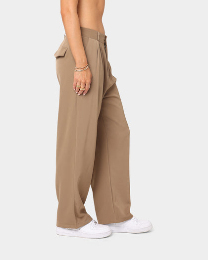 XXIII Women's High tailored Pant Tan