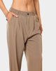 XXIII Women's High tailored Pant Tan