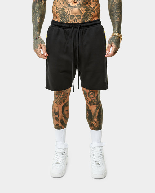Saint Morta Monolith Sport Track Shorts Black/Yellow
