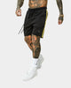 Saint Morta Monolith Sport Track Shorts Black/Yellow