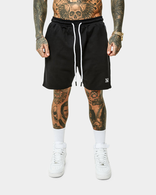 Saint Morta Monolith Sport Track Shorts Black/Navy