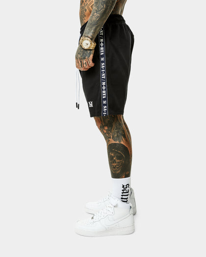 Saint Morta Monolith Sport Track Shorts Black/Navy