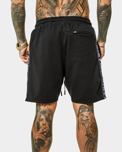 Saint Morta Monolith Sport Track Shorts Black/Navy