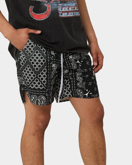 Carré Bandana Ultra Flannel Shorts Black/White
