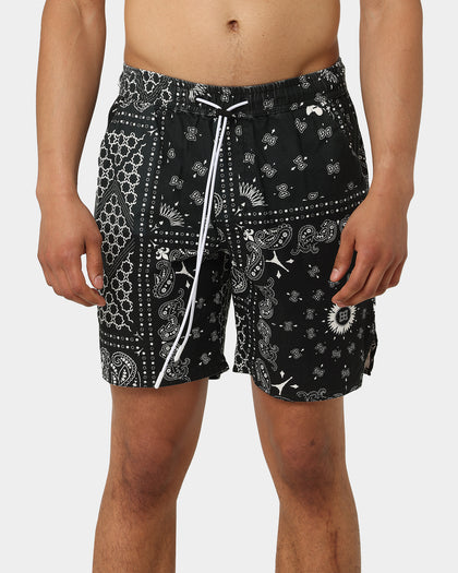 Carré Bandana Ultra Flannel Shorts Black/White