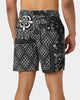 Carré Bandana Ultra Flannel Shorts Black/White
