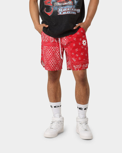 Carré Bandana Ultra Flannel Shorts Red