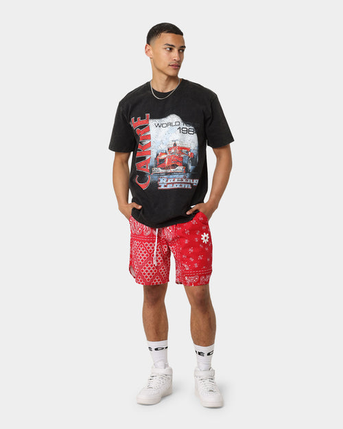 Carré Bandana Ultra Flannel Shorts Red