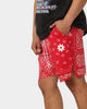 Carré Bandana Ultra Flannel Shorts Red