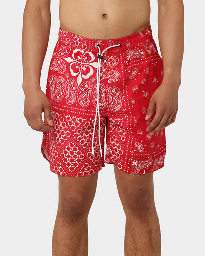 Carré Bandana Ultra Flannel Shorts Red