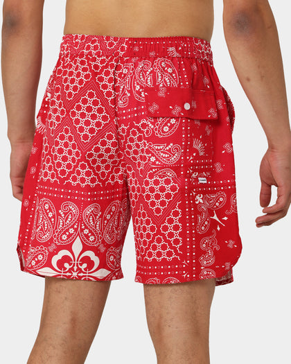 Carré Bandana Ultra Flannel Shorts Red