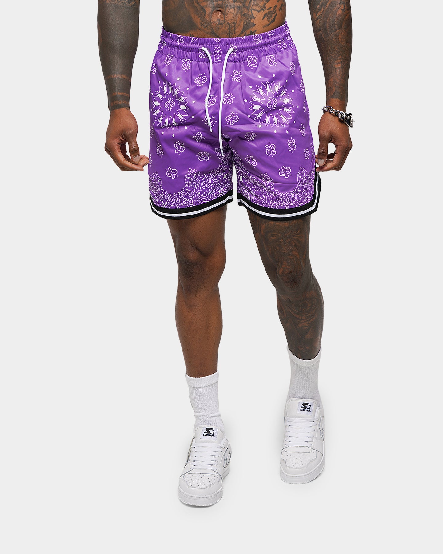 XXIII Mike Paisley Basketball Shorts Purple | Culture Kings US