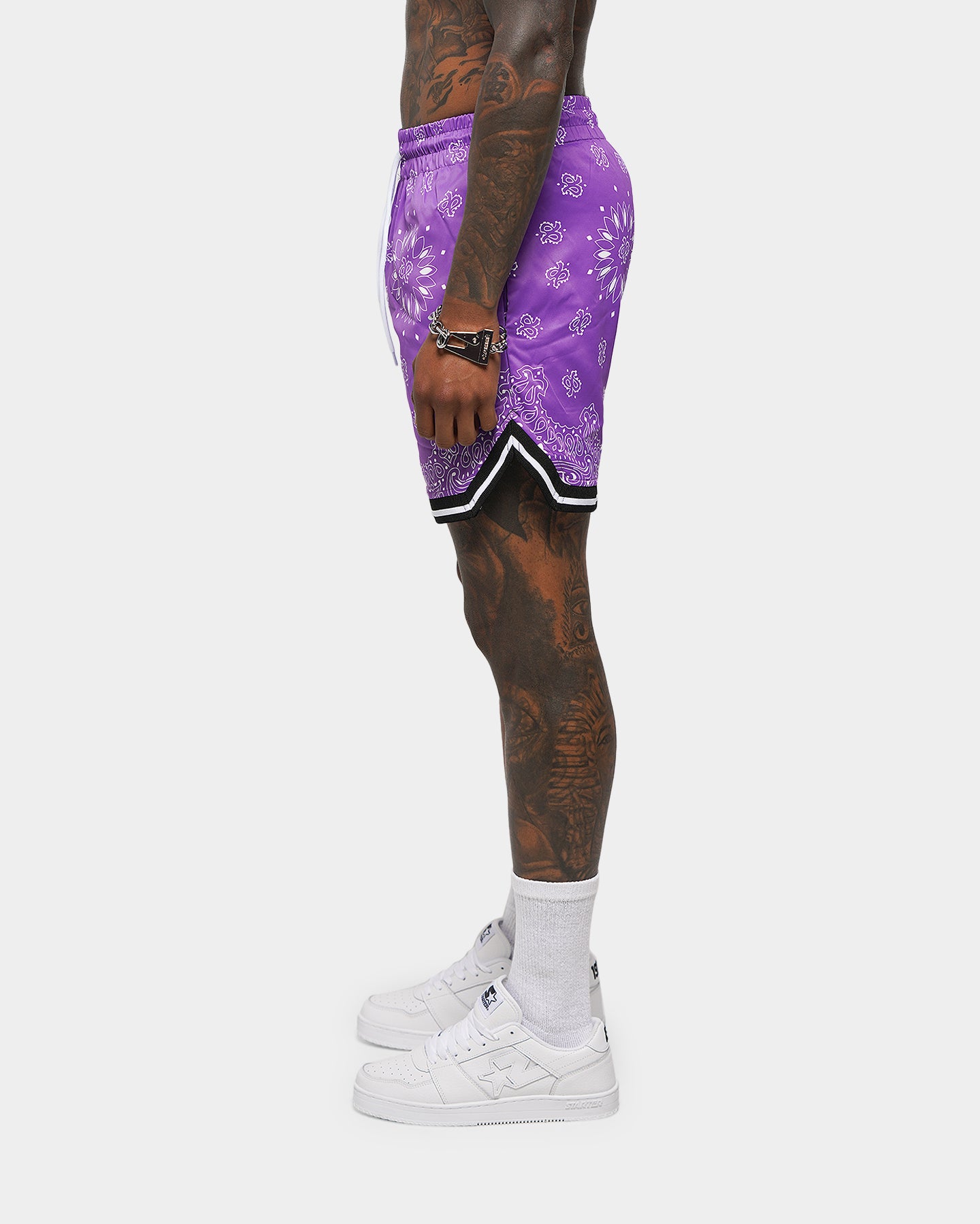 XXIII Mike Paisley Basketball Shorts Purple | Culture Kings US