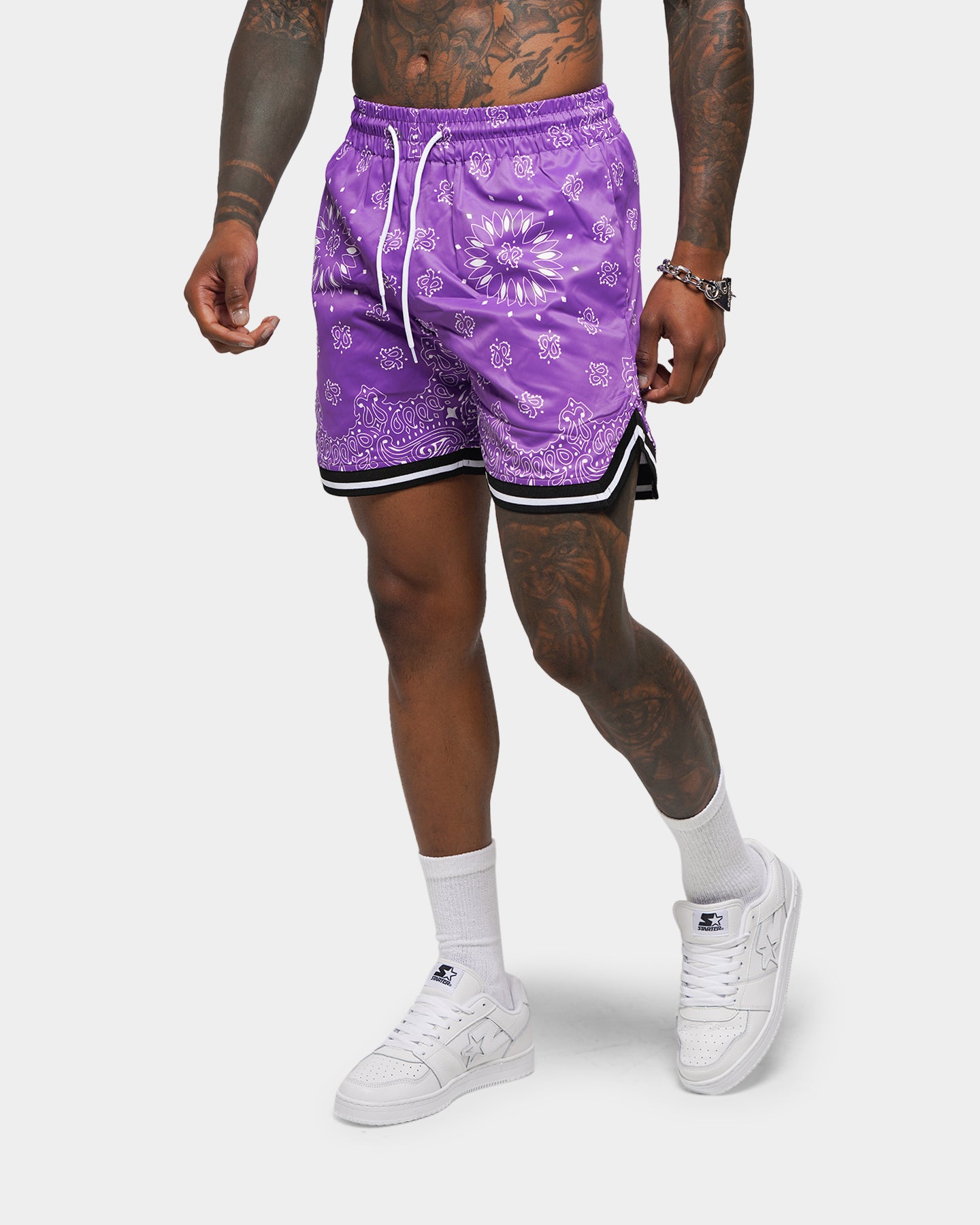 XXIII Mike Paisley Basketball Shorts Purple | Culture Kings US