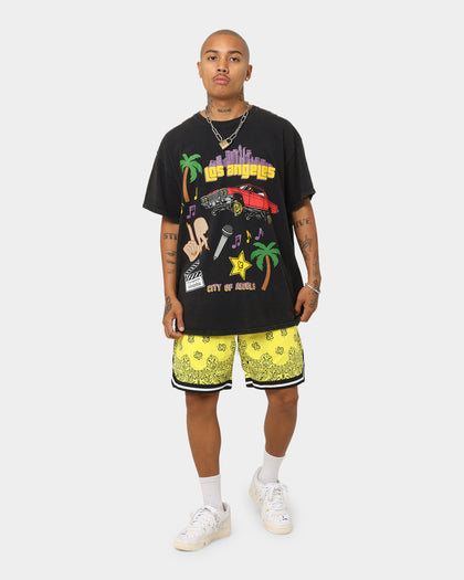 XXIII Mike Paisley Basketball Shorts Yellow/White