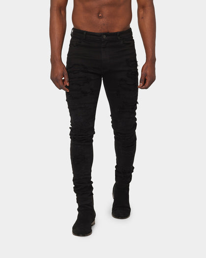 XXIII Drai Distressed Jean Black