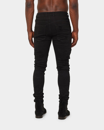 XXIII Drai Distressed Jean Black