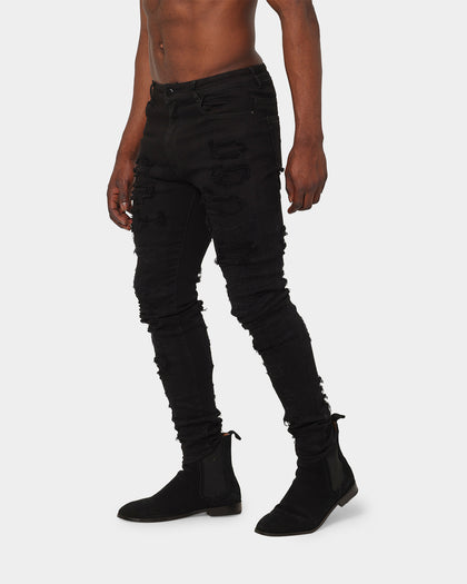 XXIII Drai Distressed Jean Black