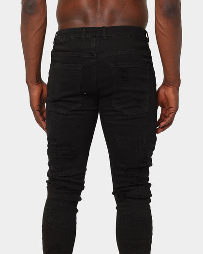 XXIII Drai Distressed Jean Black