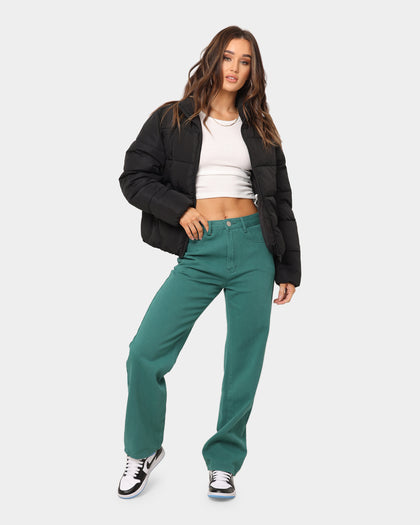 XXIII Women's Tess Wide Leg Jean Forest Green