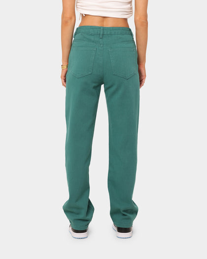 XXIII Women's Tess Wide Leg Jean Forest Green