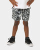 EN ES KIDS  Kids' Let's Party Shorts Black Tie-Dye