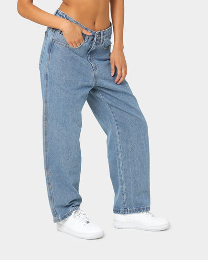 X-Large Bull Denim 91 Pants Mid Blue