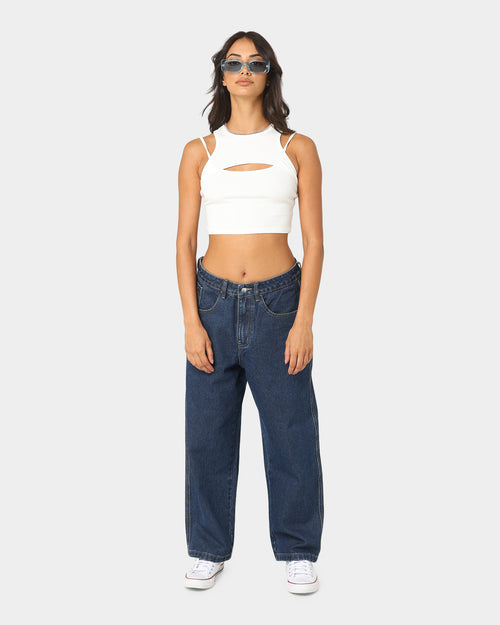 X-Large Bull Denim 91 Wide Leg Pants Blue