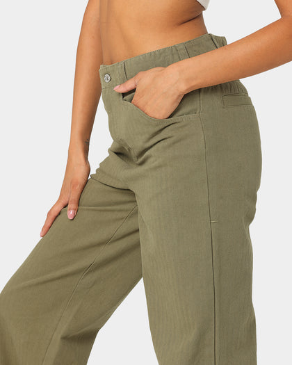 XLARGE Herringbone Twill 91 Pants Military Green