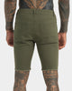 XXIII Edit Distressed Shorts Khaki
