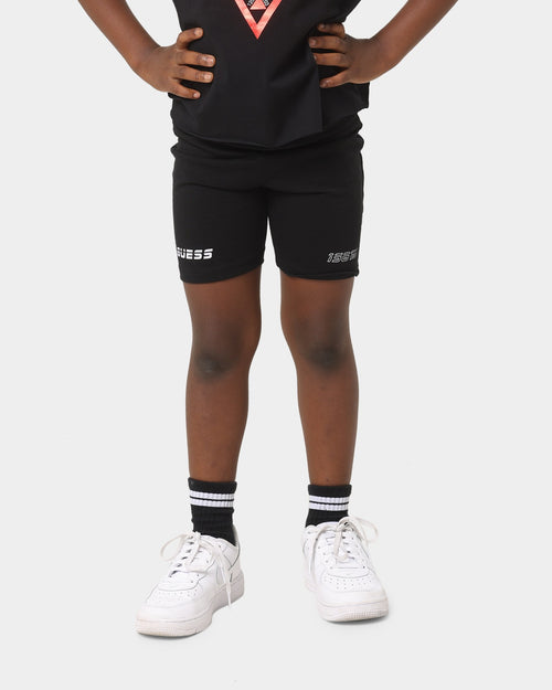 Guess Mainline Kid's Active Shorts Jet Black