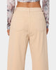 XXIII Zoe Women's Wide Leg Jeans Tan