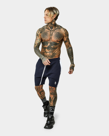 Saint Morta Icarus Sport Sweat Shorts Navy
