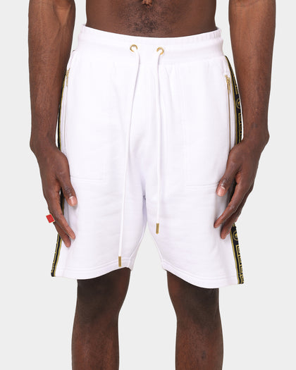 Last Kings Tut Taped Sweat Shorts White