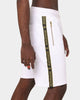 Last Kings Tut Taped Sweat Shorts White