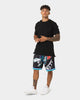 Mitchell & Ness Charlotte Hornets Blown Out Fashion Shorts Black