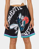 Mitchell & Ness Charlotte Hornets Blown Out Fashion Shorts Black