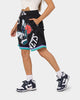 Mitchell & Ness Charlotte Hornets Blown Out Fashion Shorts Black