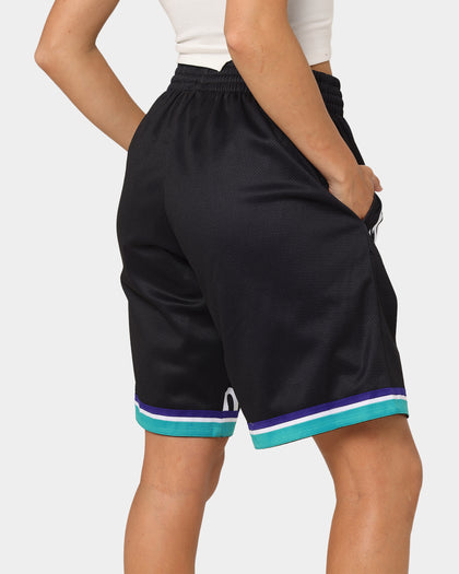 Mitchell & Ness Charlotte Hornets Blown Out Fashion Shorts Black