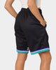 Mitchell & Ness Charlotte Hornets Blown Out Fashion Shorts Black